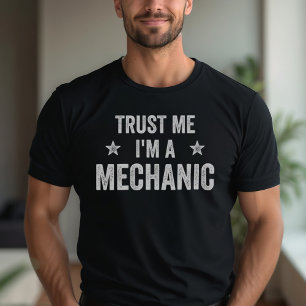 T-shirt Fais-moi confiance, je suis mécanicien Vintage drô
