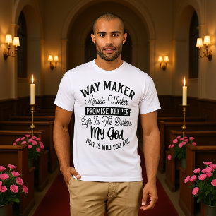T-shirt Faiseur de chemin Gardien de promesse Lumière Ténè