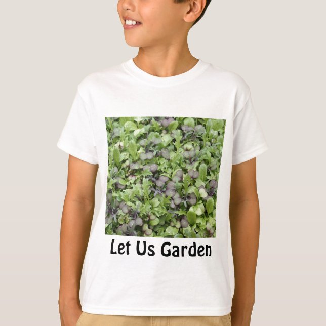 T-shirt Faisons du jardinage (Devant)