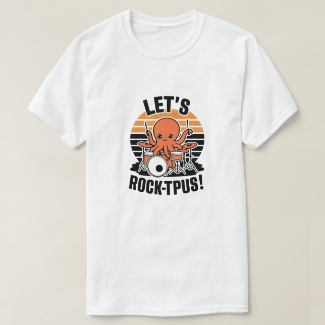 T-shirt faisons du rock-tpus ! (Design devant)