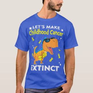 T-shirt Faisons en sorte que le cancer de l'enfance dispar