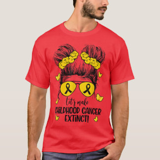 T-shirt Faisons en sorte que le cancer de l'enfance dispar