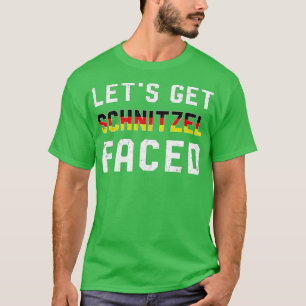 T-shirt Faisons face à Schnitzel Oktoberfest drôle Alleman