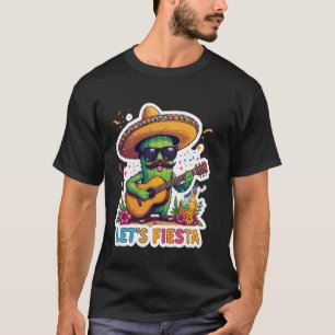 T-shirt Faisons la Fête Cinco De Mayo Drôle de Cactus Mexi