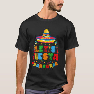 T-shirt Faisons la fête Cinco de Mayo Taco mexicain Cinco