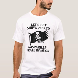 T-shirt Faisons naufrage Jolly roger de pirates Gasparill