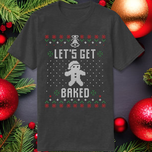 T-shirt Faisons-nous cuire vilain pull de Noël drôle