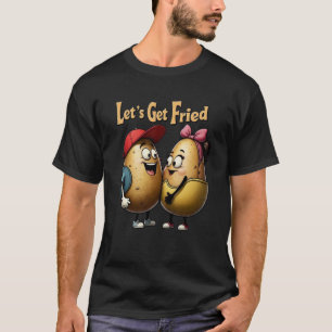 T-shirt Faisons-nous frire - Cute Potato Couple Potato ten
