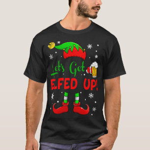 T-shirt Faisons-nous un plaisir fou à boire Noël 2021 O