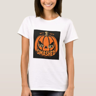 T-shirt Faisons tomber - Vintage Citrouille d'Halloween