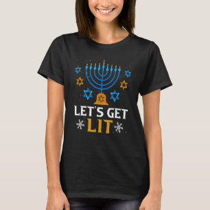 T-shirt Faisons un peu de Noël Hanoukka juive juive Chanuk