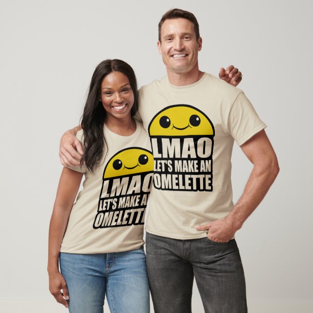 T-shirt Faisons une omelette (Unisexe)