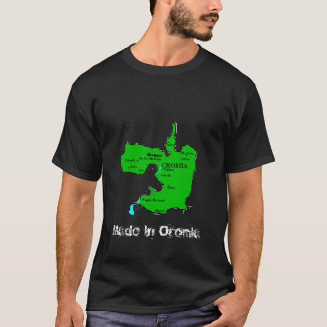 T-shirt Fait dans Oromia (Devant)