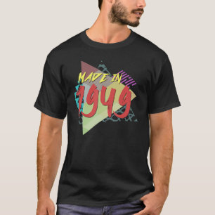 T-shirt Fait En 1949 74e Anniversaire Pour 74 Ans