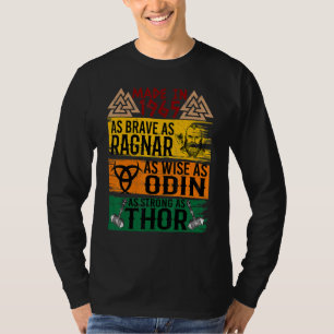 T-shirt Fait En 1965 Aussi Brave Que Ragnar Que Sage Odin 