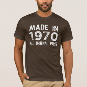 T-shirt FAIT en 1970 toute la pièce en t ORIGINALE de