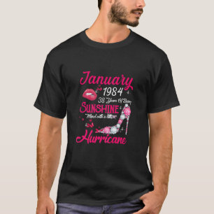 T-shirt Fait En 1982 Février Anniversaire 40 Ans D'Être