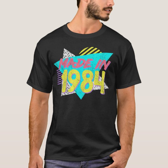 T-shirt Fait En 1984 40E Anniversaire (Devant)