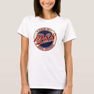 T-shirt Fait En 1988
