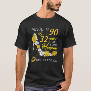 T-shirt Fait En 1990 42 Ans D'Être Étonnant