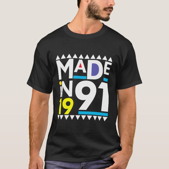 T-shirt Fait En 1991 (Devant)