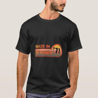 T-shirt Fait En Octobre 1971 Magnifique Depuis 1971 Annive
