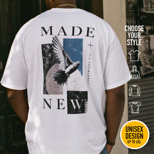 T-shirt Fait Nouveau 2 Corinthiens 5:17 Baptême Dove Bruta