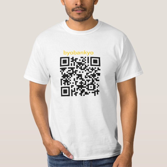 T-shirt fait sur commande de code de Byobankyo (Devant)