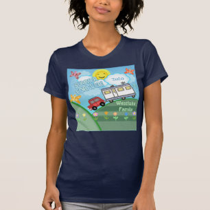 T-shirt fait sur commande de vacances de famille