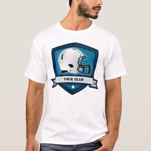 T-shirt fait sur commande d'équipe de football (Devant)