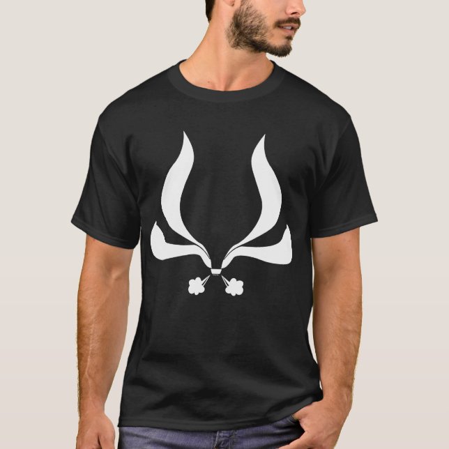 T-shirt fait sur commande fou fumeux de taureau (Devant)