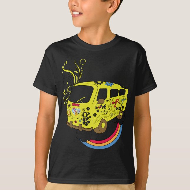 T-shirt Faites à guerre Van ~ 60s d'amour pas le signe de (Devant)