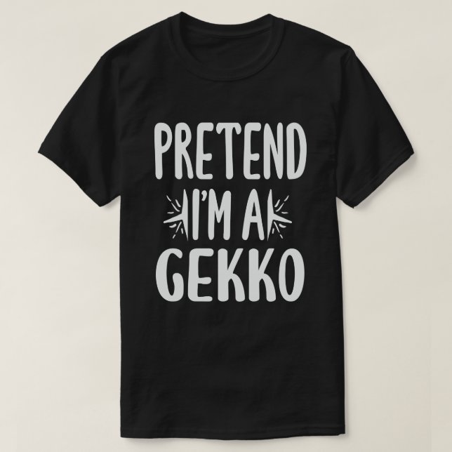 T-shirt Faites comme si je suis un costume d'Halloween fac (Design devant)