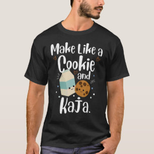T-shirt Faites comme un biscuit et Kaja Cute Coréen Langue