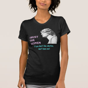 T-shirt FAITES CONFIANCE à la chemise d'obscurité de