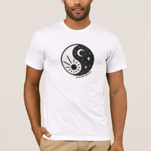 T-shirt Faites confiance à l'univers Ying Yang