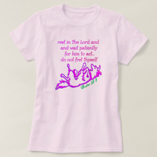 T-shirt Faites Confiance Au Seigneur Attendez Patiemment Q