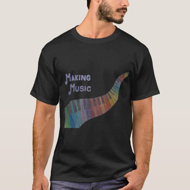 T-shirt Faites de la belle musique (Devant)