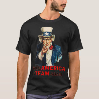 T-shirt Faites de l'Amérique une équipe à nouveau UNCLE SA