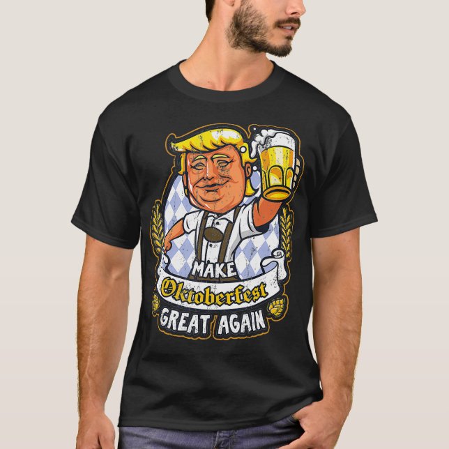 T-shirt Faites de l'Oktoberfest une grande nouvelle bière  (Devant)