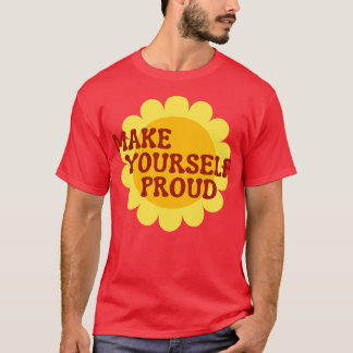 T-shirt Faites de votreFièreMotivation Vintage rétro et In