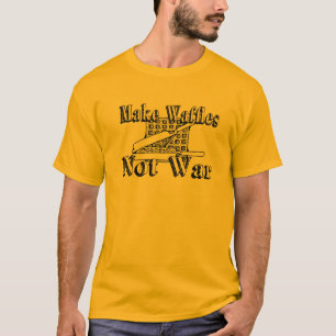 T-shirt FAITES DES WAFFLES, pas la guerre