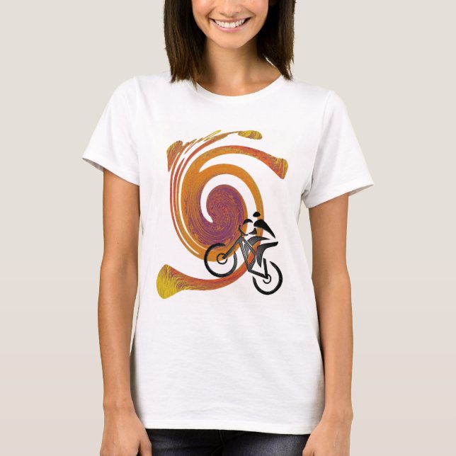 T-shirt faites du vélo n'importe quel terrain (Devant)