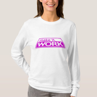 T-shirt FAITES- FONCTIONNERLE - la piste Tim Gunn Heidi