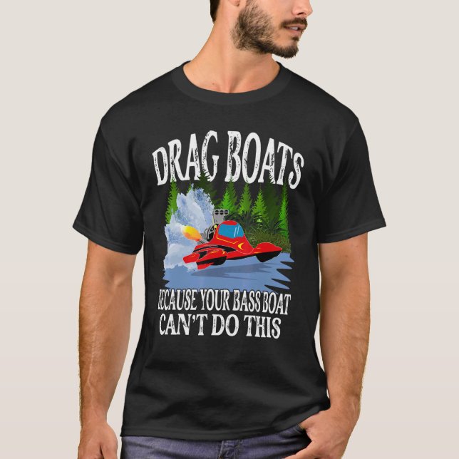 T-shirt Faites glisser des bateaux Votre bassiste Bateau n (Devant)