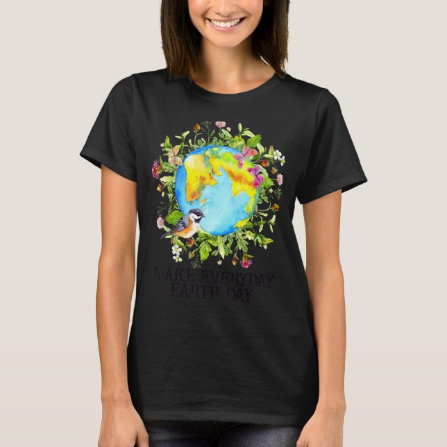 T-shirt Faites Jour des terres quotidien Planète Jour des  (Devant)