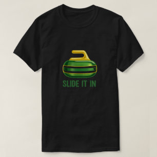 T-shirt Faites-le glisser – Drôle de conception de pierre 