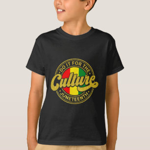 T-shirt Faites-Le Pour La Culture Junetten Shirt Black His