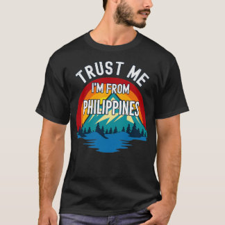 T-shirt Faites-moi confiance Je viens des Philippines Colo