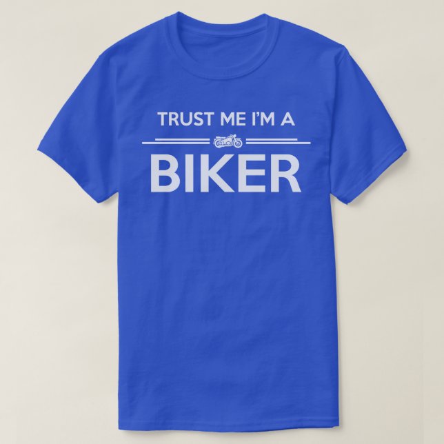 T-shirt Faites-moi confiance un motard 1 (Design devant)